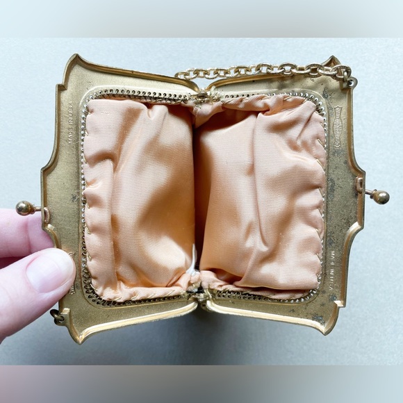 Whiting & Davis Gold Mesh Bag - Picture 7 of 15